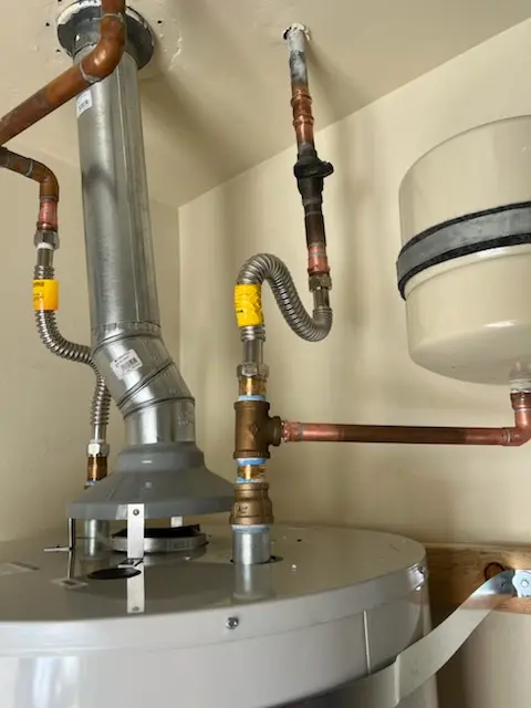 Water heater installation and plumbing repair in Colfax